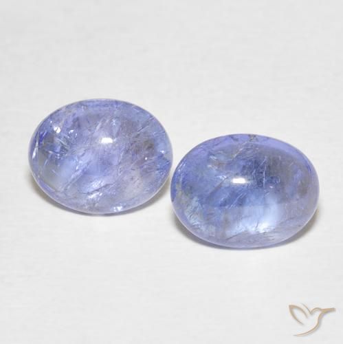 6.04ctw Natural Bebê azul Tanzanita, oval, Transparente