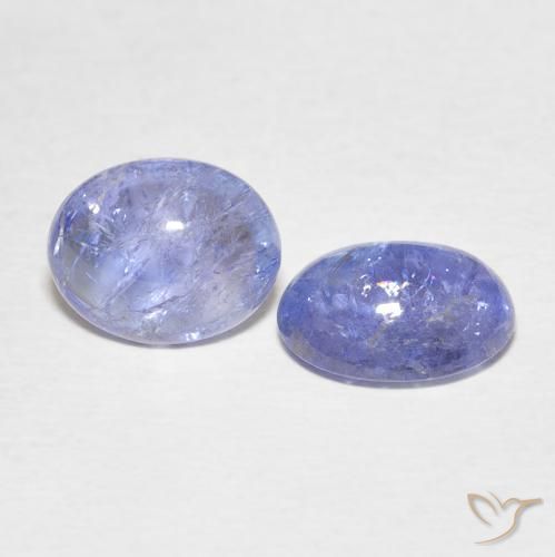 Pedras preciosas de Tanzanita Bebê azul natural de 6.04 ct, oval, Transparente