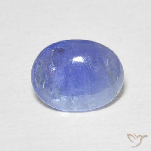 1.69ct Natural azul intenso Tanzanita, oval, Translúcido