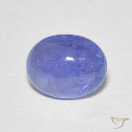 2.60ct Natural Azul Violeta Intenso Tanzanita, oval, Translúcido
