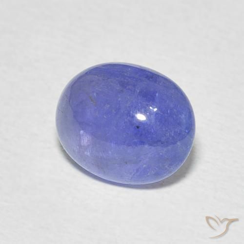 Tanzanita Azul Violeta Intenso Natural 2.60ct, oval, Translúcido