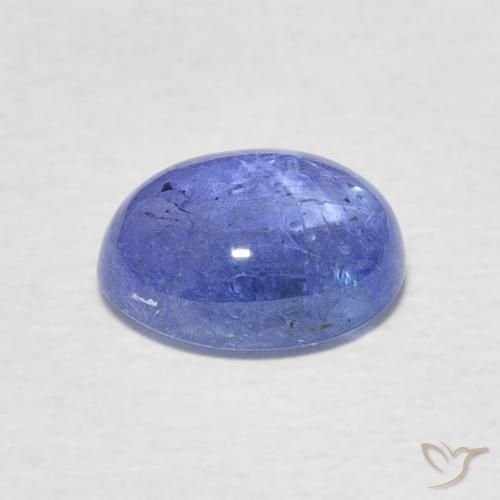 Tanzanita Azul Violeta Intenso Natural 2.56ct, oval, Transparente