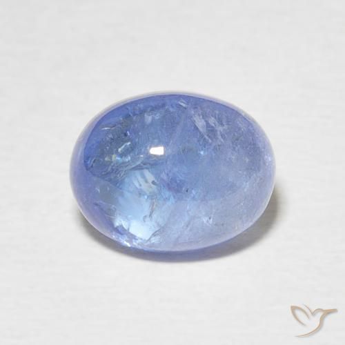 2.97ct Natural Azul claro Tanzanita, oval, Transparente