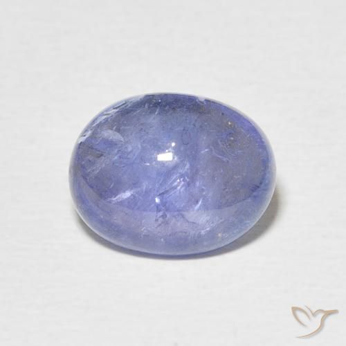 3.61ct Natural azul intenso Tanzanita, oval, Transparente