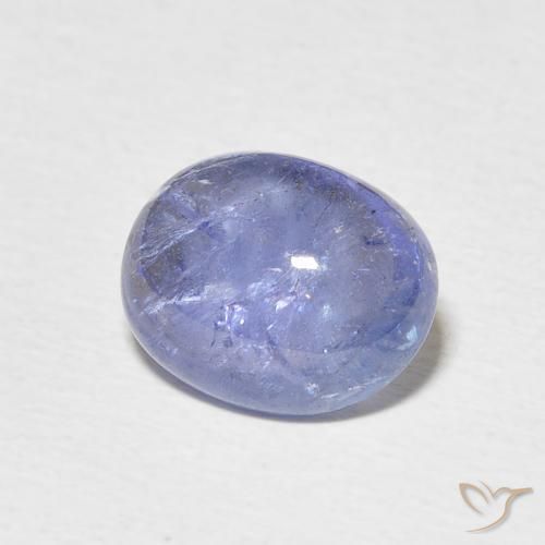 Tanzanita azul intenso Natural 3.61ct, oval, Transparente