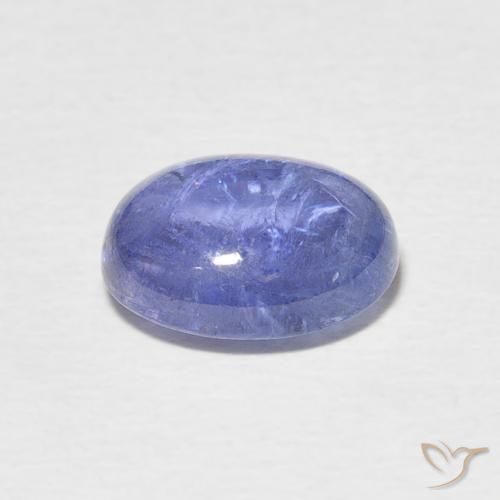 Tanzanita azul intenso Natural 3.61ct, oval, Transparente