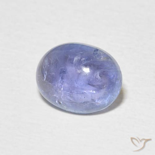 Tanzanita Azul Violeta Claro Natural 2.35ct, oval, Transparente