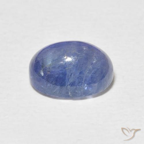 Tanzanita Azul profundo Natural 3.87ct, oval, Translúcido