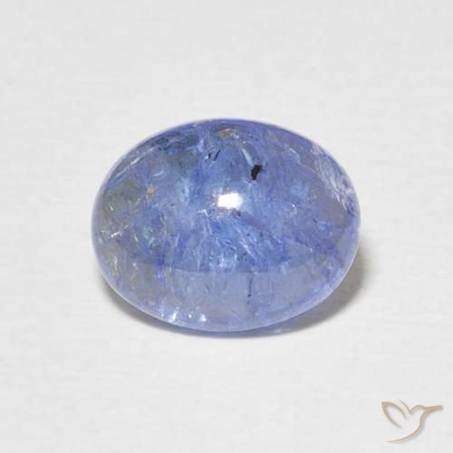 3.02ct Natural azul intenso Tanzanita, oval, Transparente