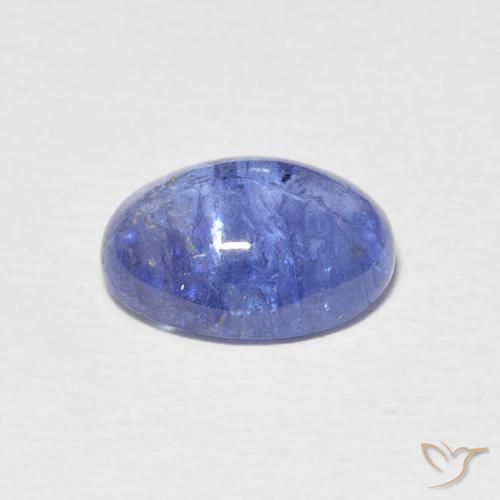 Tanzanita azul intenso Natural 3.02ct, oval, Transparente