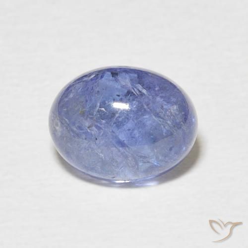 3.14ct Natural Azul profundo Tanzanita, oval, Transparente