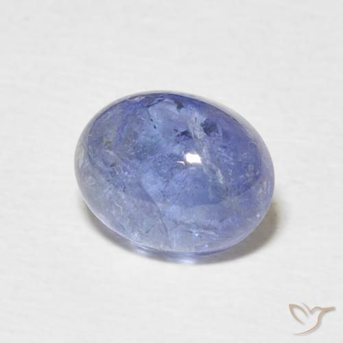 Tanzanita Azul profundo Natural 3.14ct, oval, Transparente