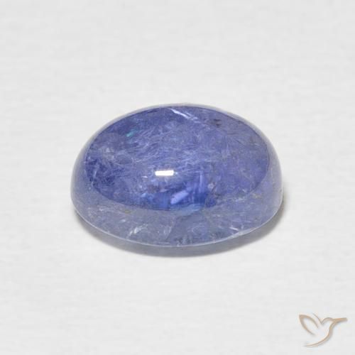 Tanzanita Azul profundo Natural 3.14ct, oval, Transparente