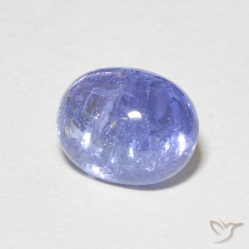 Tanzanita Azul profundo Natural 3.93ct, oval, Transparente