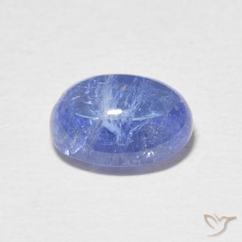 Tanzanita Azul profundo Natural 3.93ct, oval, Transparente