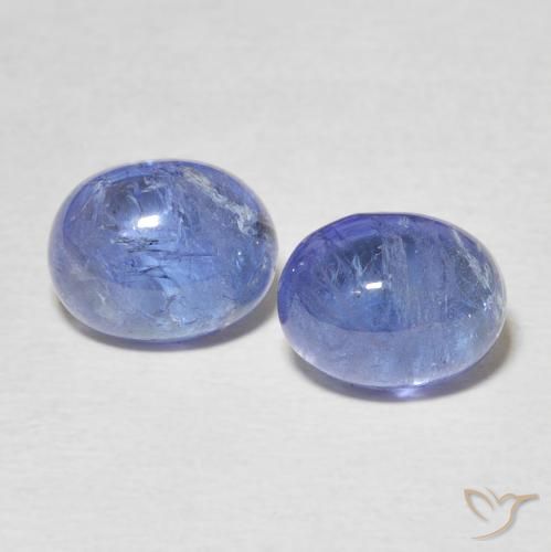 6.15ctw Natural Azul marinho médio Tanzanita, oval, Transparente
