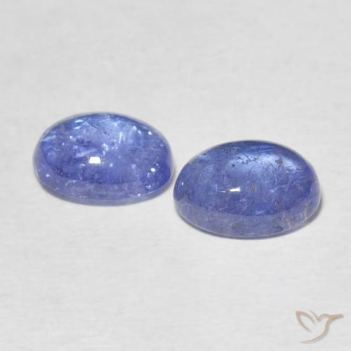 Pedras preciosas de Tanzanita Azul claro natural de 4.77 ct, oval, Transparente