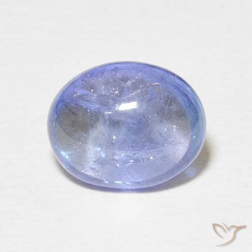 3.17ct Natural Azul claro Tanzanita, oval, Transparente