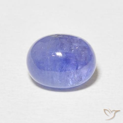 3.21ct Natural Azul Violeta Intenso Tanzanita, oval, Translúcido