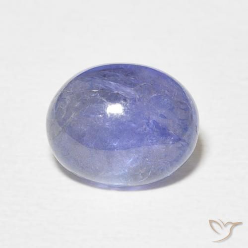 3.89ct Natural Pastel Azul Tanzanita, oval, Translúcido