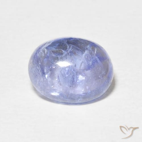 3.73ct Natural Azul claro Tanzanita, oval, Transparente
