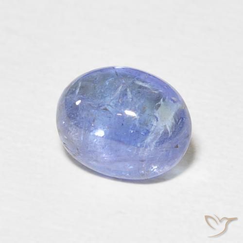 Tanzanita Pastel Azul Natural 2.57ct, oval, Transparente