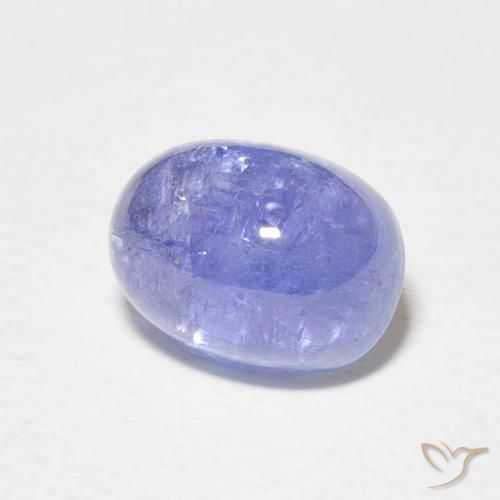 Tanzanita Azul Violeta Intenso Natural 3.73ct, oval, Translúcido