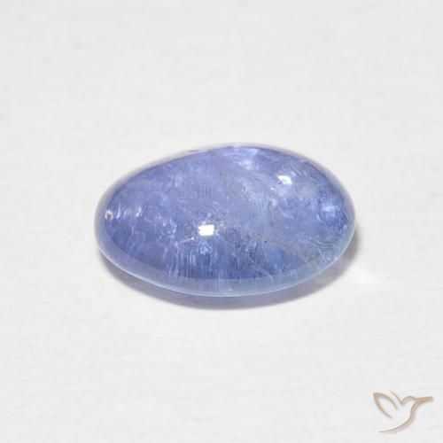 Tanzanita Azul púrpura claro Natural 3.01ct, oval, Transparente