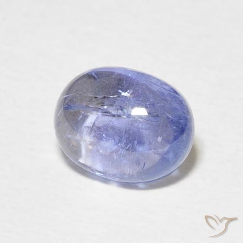 Tanzanita Azul Violeta Claro Natural 2.83ct, oval, Transparente