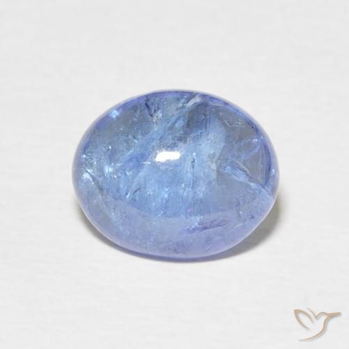 3.40ct Natural Azul claro Tanzanita, oval, Transparente