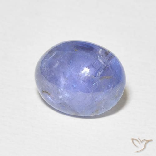Tanzanita Violeta Azul Natural 3.69ct, oval, Transparente