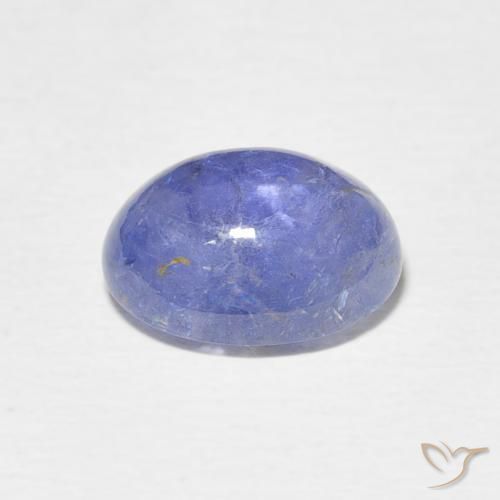 Tanzanita Violeta Azul Natural 3.69ct, oval, Transparente
