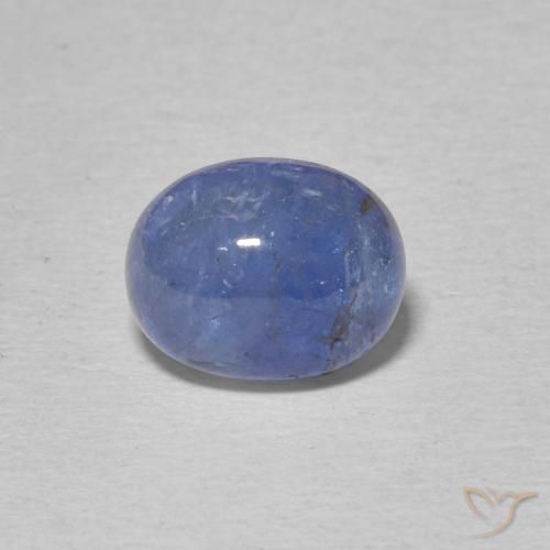 2.86ct Natural Azul Violeta Intenso Tanzanita, oval, Translúcido