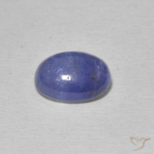 Tanzanita Azul Violeta Intenso Natural 2.86ct, oval, Translúcido