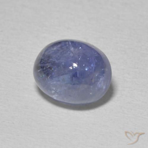 Tanzanita Violeta Azul Natural 5.08ct, oval, Transparente