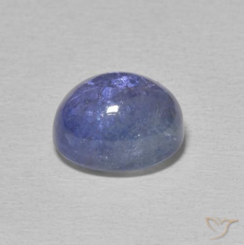 Tanzanita Violeta Azul Natural 5.08ct, oval, Transparente