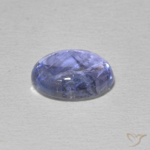 Tanzanita azul intenso Natural 3.25ct, oval, Transparente