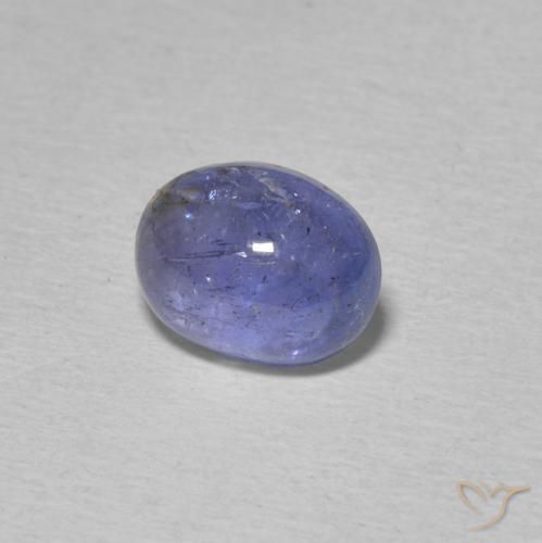Tanzanita Azul Violeta Intenso Natural 2.55ct, oval, Transparente