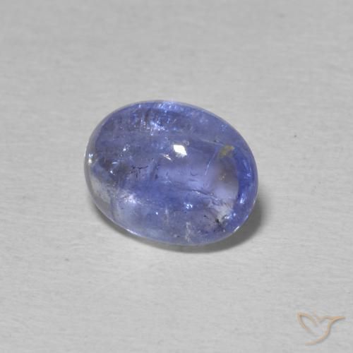 Tanzanita Azul Violeta Intenso Natural 2.52ct, oval, Transparente