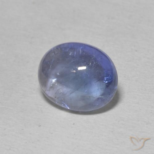 Tanzanita Azul Violeta Intenso Natural 3.73ct, oval, Transparente