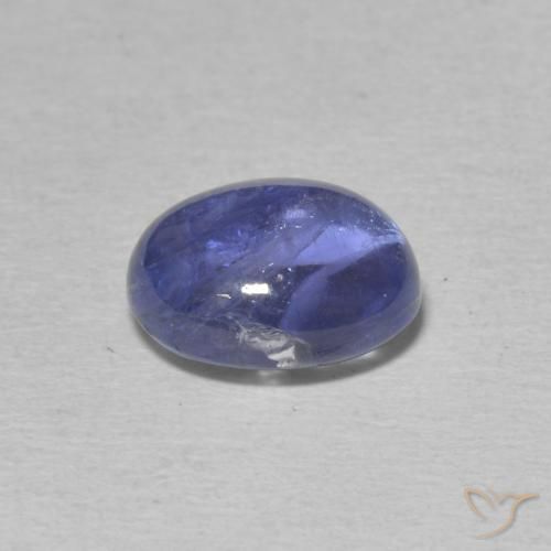 Tanzanita Azul Violeta Intenso Natural 3.73ct, oval, Transparente