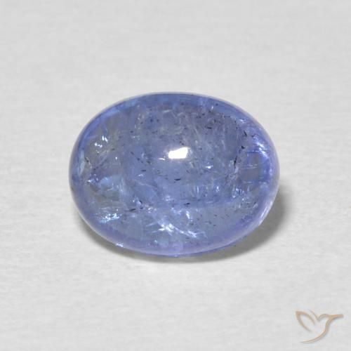 2.37ct Natural Azul claro Tanzanita, oval, Transparente