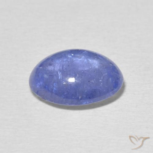 Tanzanita Azul púrpura claro Natural 2.89ct, oval, Transparente