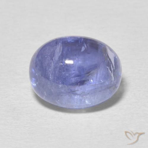 4.40ct Natural Azul Violeta Claro Tanzanita, oval, Transparente