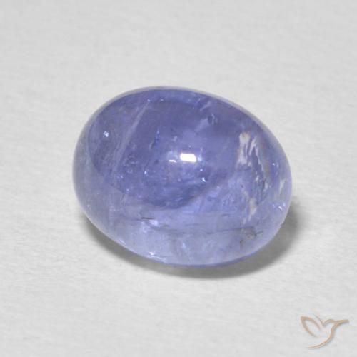 Tanzanita Azul Violeta Claro Natural 4.40ct, oval, Transparente