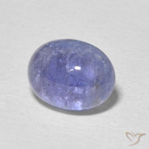 Tanzanita Azul Violeta Intenso Natural 3.59ct, oval, Transparente