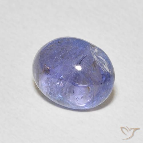 Tanzanita Azul Violeta Intenso Natural 3.57ct, oval, Transparente