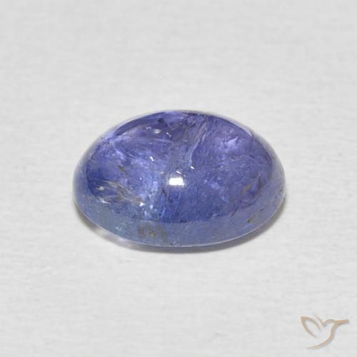 Tanzanita Azul Violeta Intenso Natural 3.57ct, oval, Transparente