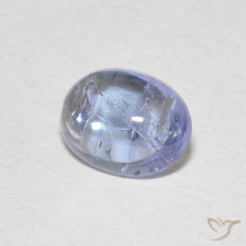 Tanzanita Bebê azul Natural 1.40ct, oval, Transparente