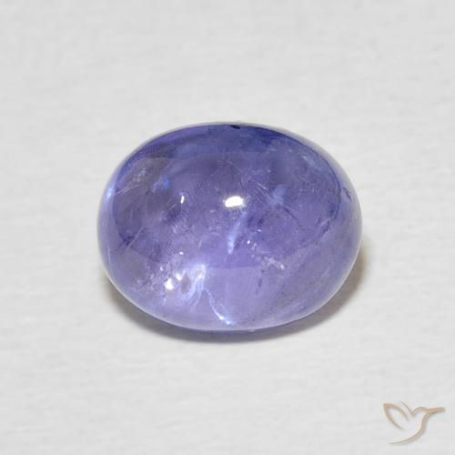 3.22ct Natural Azul Violeta Intenso Tanzanita, oval, Transparente
